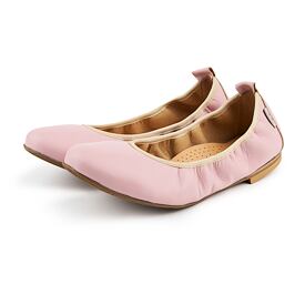 Ballerines en cuir de santé pour femmes Vanda, rose