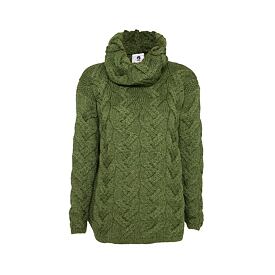 Pull en laine Vlnka S03 pour femme vert