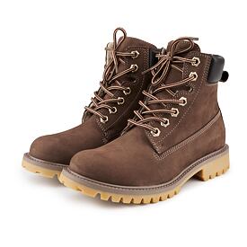 Bottes de travail épaisses Woolee, marron