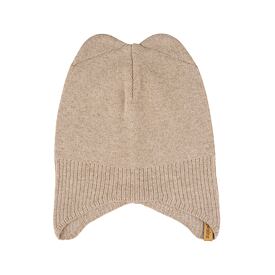 Bonnet en laine mérinos Extrafine pour enfants avec cachemire, marron