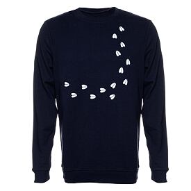 Sweat-shirt en coton Woolville blue foncé