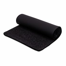 Tapis de yoga en laine de mouton Merinos noir