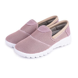 Baskets en gel respirantes pour femmes, rose