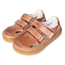 detske_barefoot_sandaly_tenisky_kozene_oly_vlnka_oveckarna_hneda