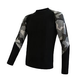 T-shirt fonctionnel pour hommes Sensor Merino Impress Camo