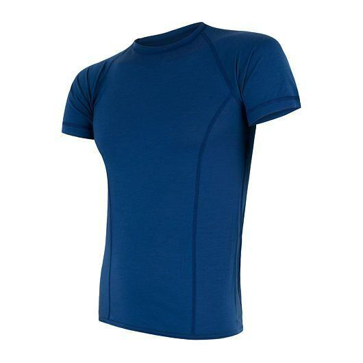 T-shirt fonctionnel pour hommes Sensor Merino Air bleu