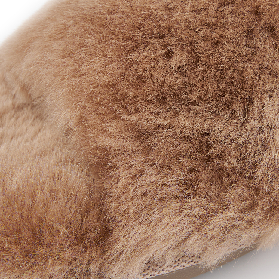 Pantoufles en laine pour femmes Dora, beige
