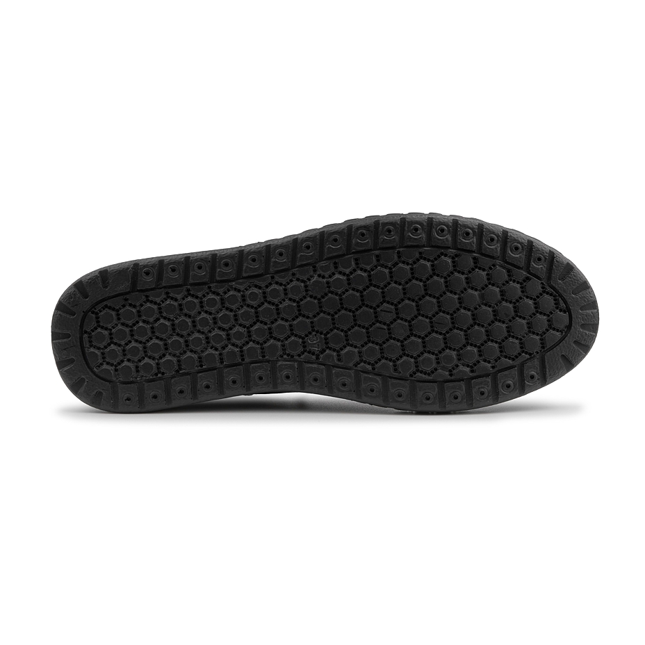 Baskets en cuir pour femmes avec élastique Radana, noir