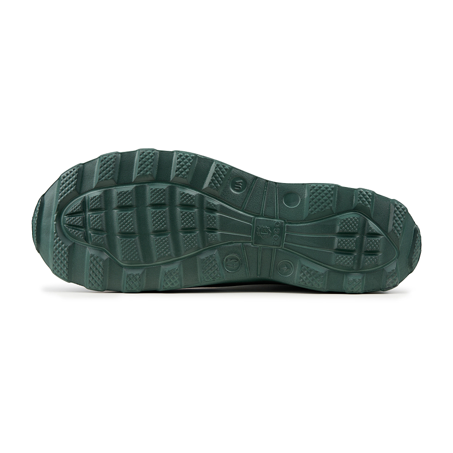 Bottes hautes isolantes pour hommes avec doublure en laine, vert