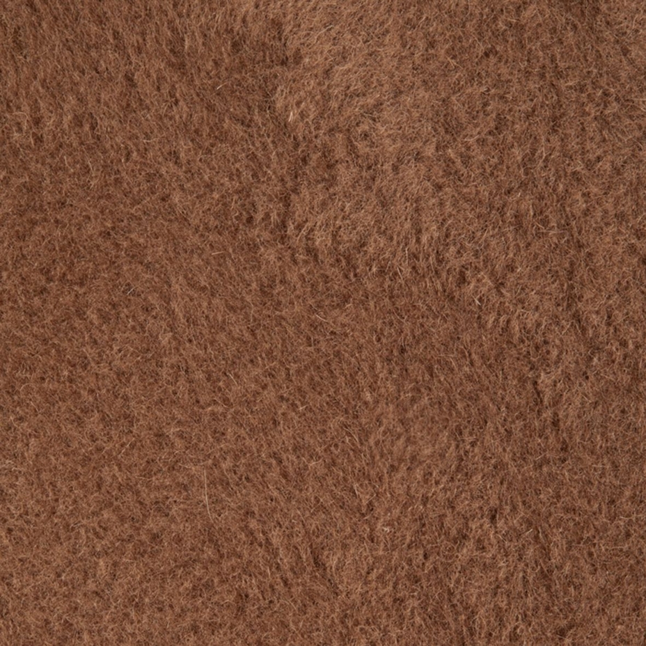 La galette de chaise en laine de mouton marron