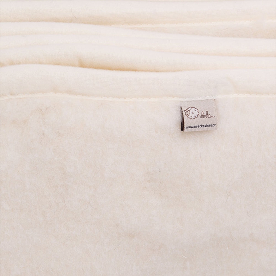 Couverture pour bébé en laine de mouton naturelle