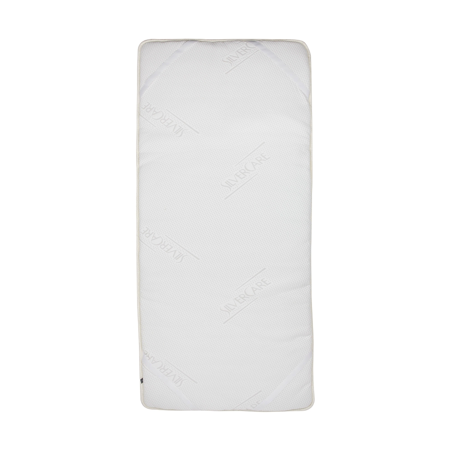 Surmatelas à plateau en laine avec argent naturel