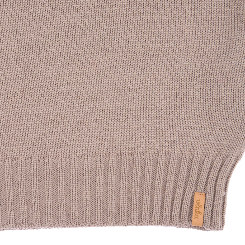 Pull en laine Vlnka S02 brun
