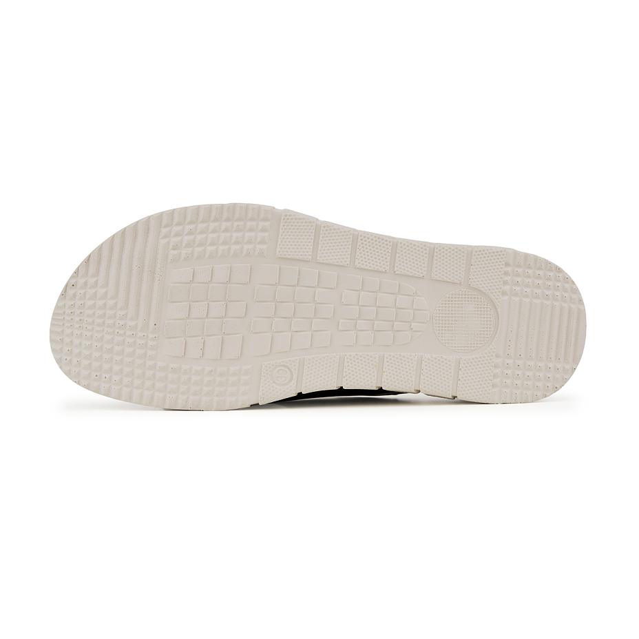 Mules de massage en cuir Lyra, noir