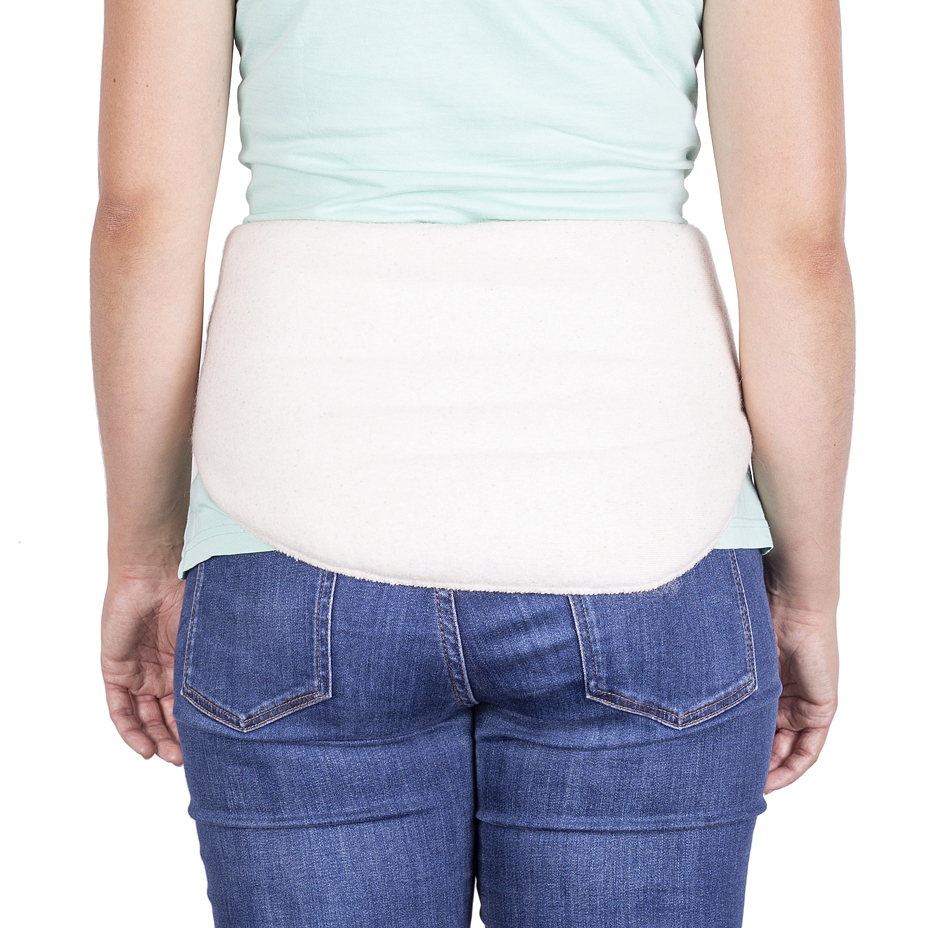 Ceinture de taille élastique en laine mérinos avec velcro