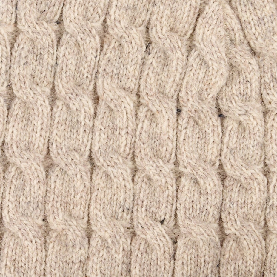 Bonnet en laine Vlnka V23 beige