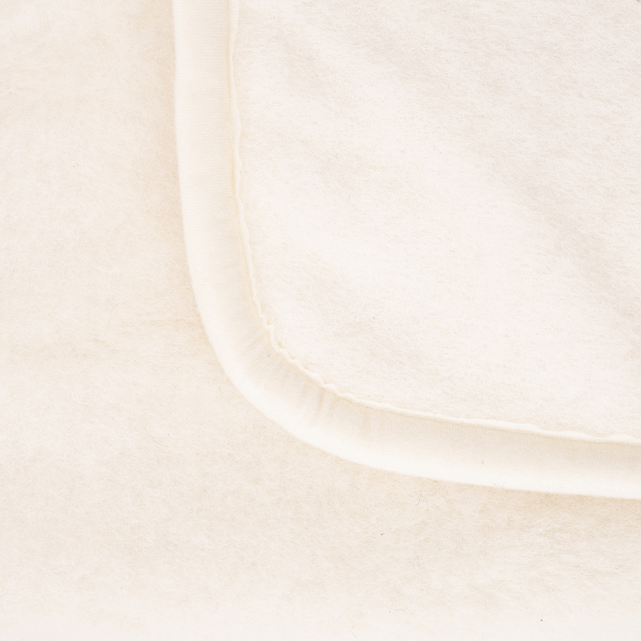 Couverture en laine de mouton et cachemire simple épaisseur naturelle