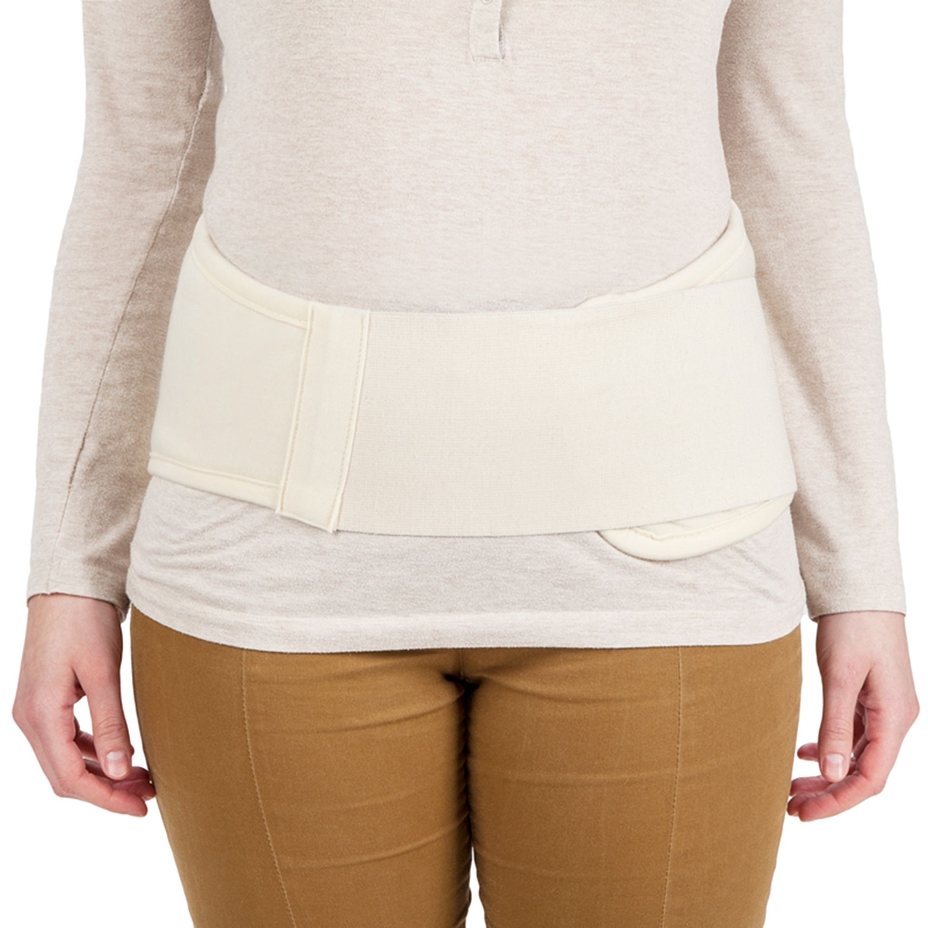 Ceinture de taille en laine mérinos élastique, naturel