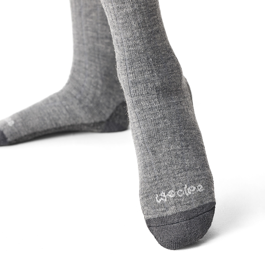 3 paires mi-bas en peau de mouton Merino avec garniture médicale