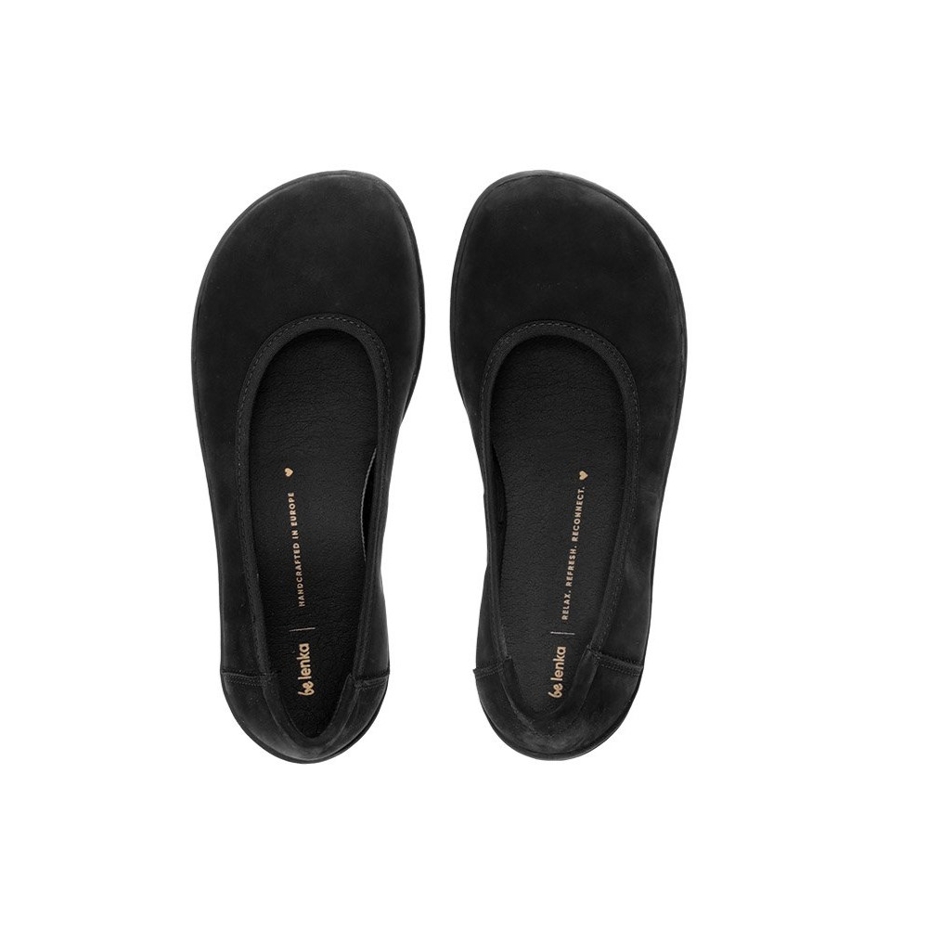 Ballerines barefoot en cuir Be Lenka Sophie, noir