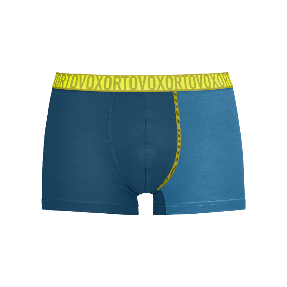 Boxer pour homme Mérinos Ortovox 150 Essential Trunk, bleu pétrole