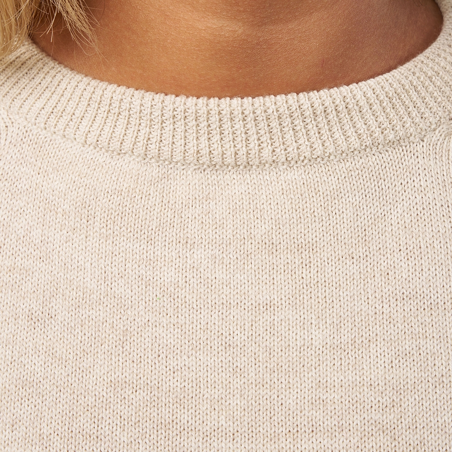 Pull fin Laine en laine pour femmes, naturelle