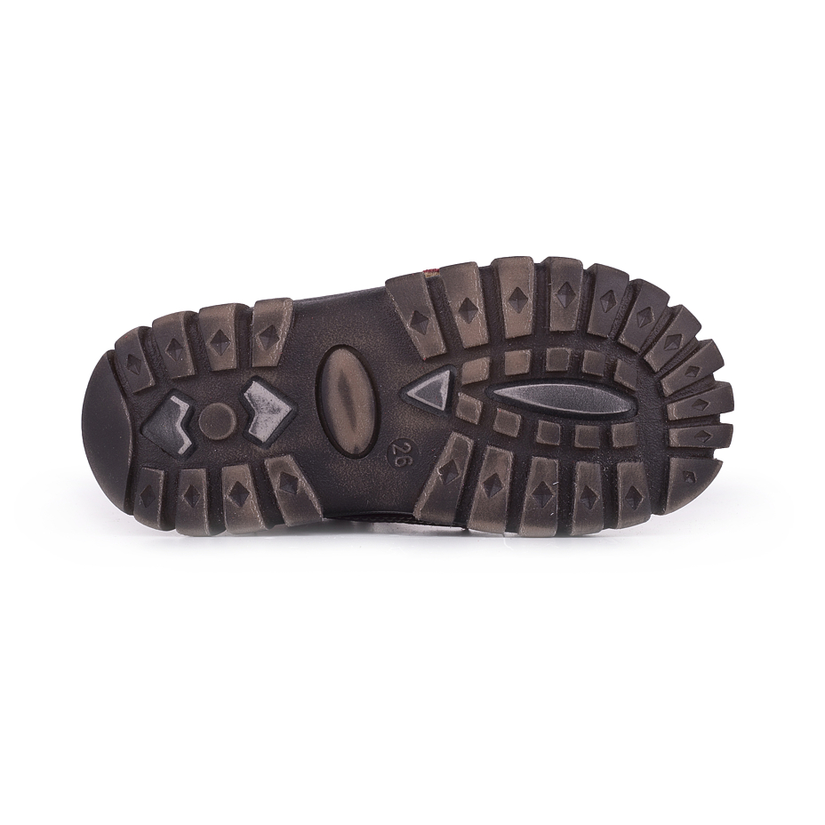 Bottes d'hiver pour enfants en laine de mouton Bobo, rouge