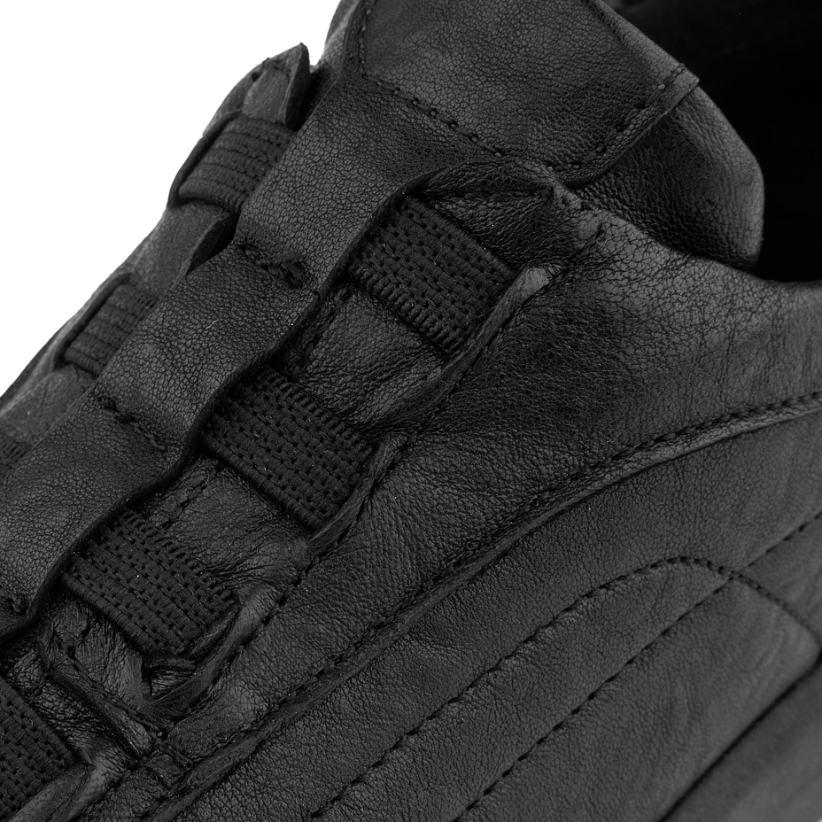 Baskets en cuir Ivona pour femme, noires