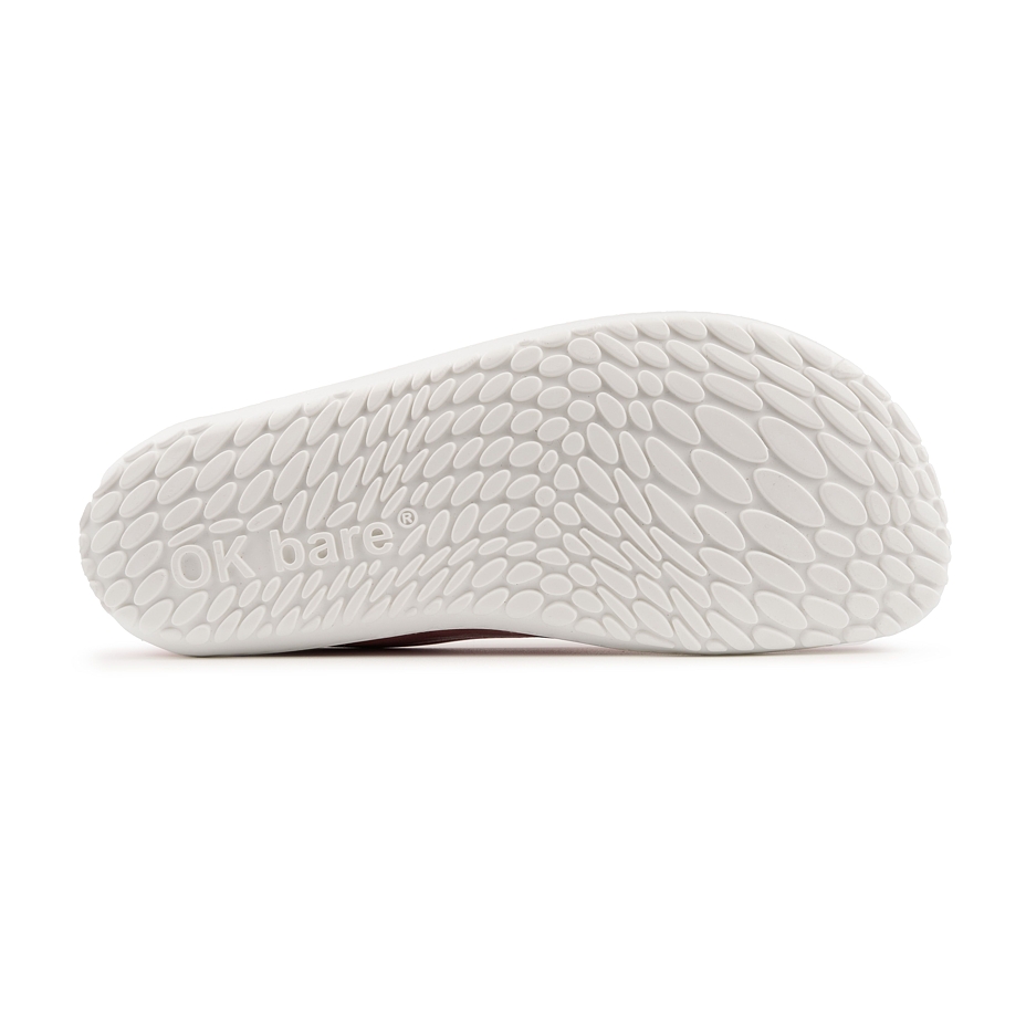 Ballerines barefoot Tamara en cuir pour femmes, roses