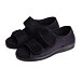 Chaussures médicales à bandage ouvertes, noires