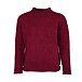 Pull en laine tricotée pour femmes, rouge