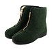 Chaussures chaudes en laine de mouton pour hommes, vert