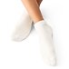 2 paires de chaussettes d'été basses en mérinos, blanches