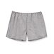 Short en flanelle à carreaux pour hommes en laine mérinos, noir et blanc