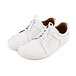 Tennis barefoot Sacha en cuir, blanches