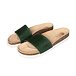 Claquettes anatomiques en liège pour femmes Mules, vert
