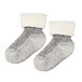 Chaussettes pour enfants en laine de mouton Merino tissu éponge blanc