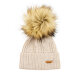 Bonnet Woolie en laine V32 beige