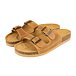 Claquettes anatomiques en liège pour femmes Linda, beige