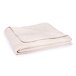 Couverture en laine de mouton monocouche crème