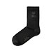 Chaussettes en coton biologique noir